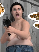 Busty toon chicks become zombies after hard fucking with awful creatures
