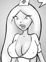 Redhead cartoon transsexual with huge melons gets her butt fucked before fucking her bf's ass.